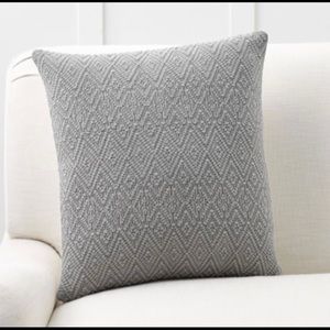 Two pottery barn 20x20 throw pillows covers